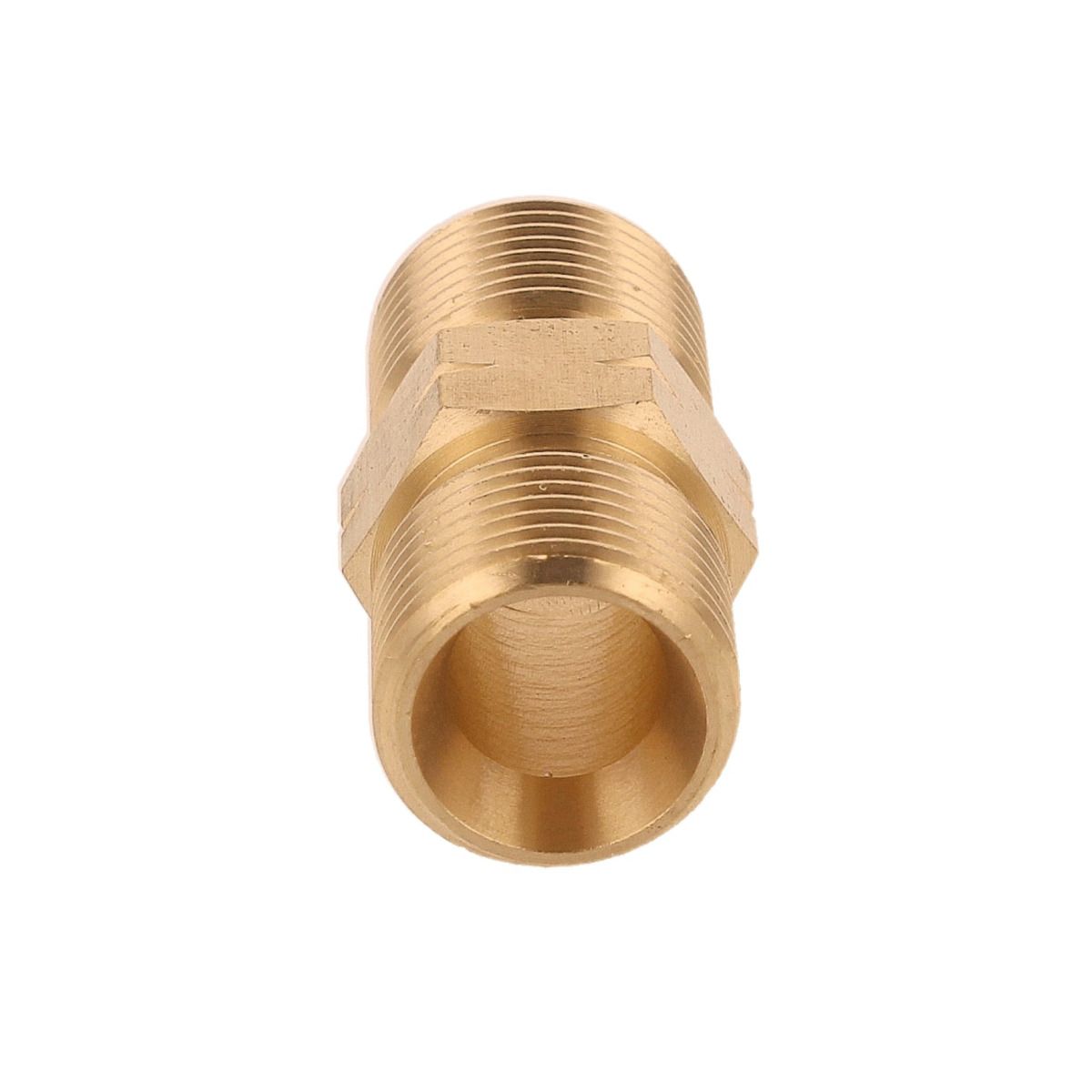 Doppelnippel G 1/2" LH x G 1/2" LH DIN