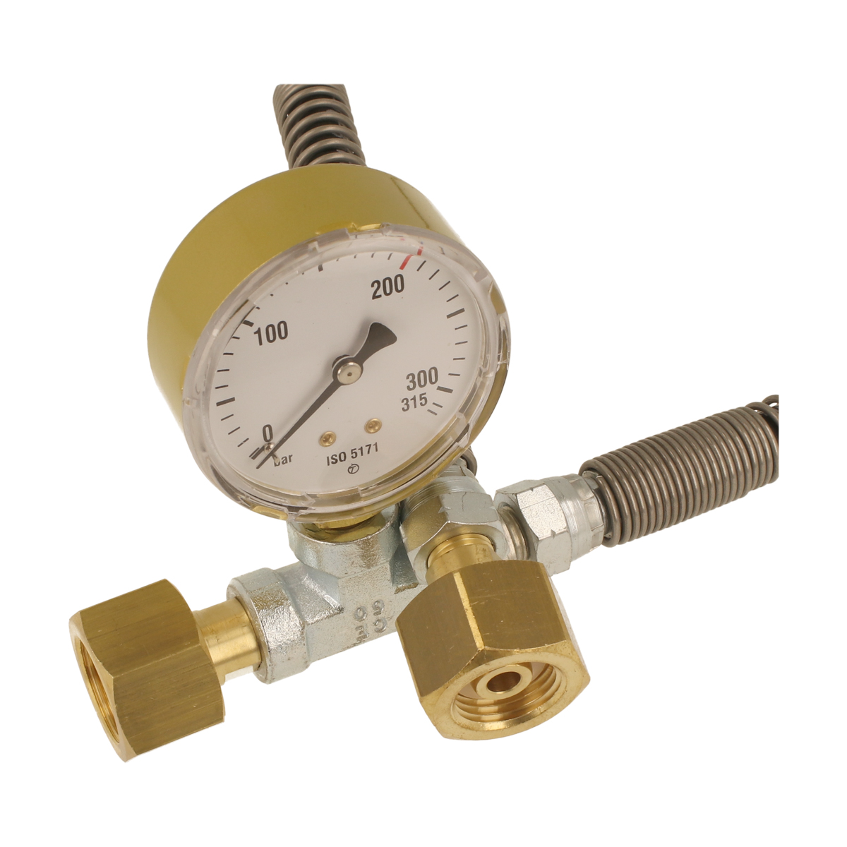 Umfüllschlauch mit Manometer für Argon/CO2