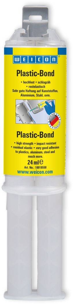 WEICON Plastic-Bond, Zwillingsspritze, 24 ml