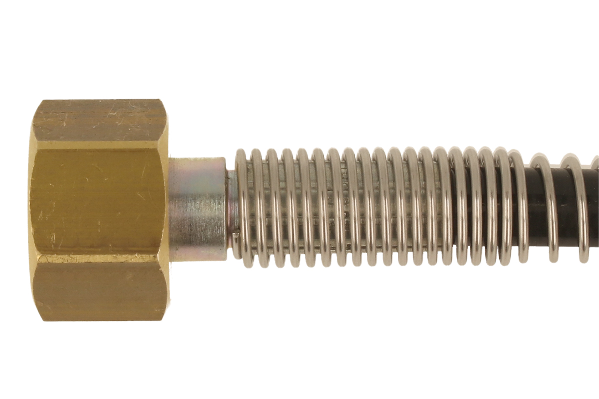 Umfüllschlauch für Argon, CO2, Schutzgas DIN Ballongas - 1 m, beidseitig W 21,8 x 1/14"