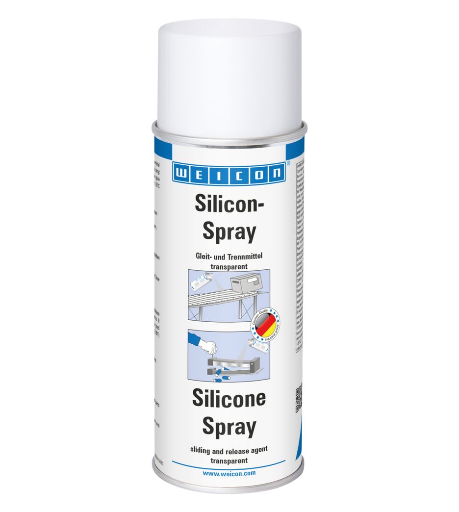 WEICON Silicon-Spray 400 ml transparent für Kunststoff, Gummi & Metall