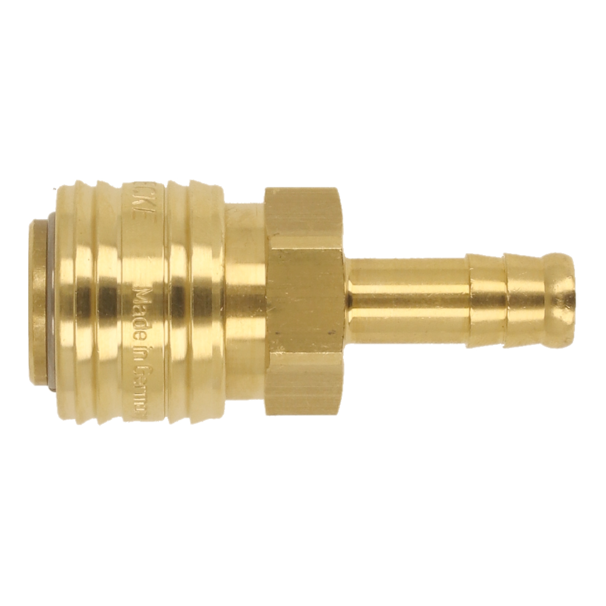 Kupplung NW 7,2 - 9 mm Schlauchanschluss einseitig absperrend