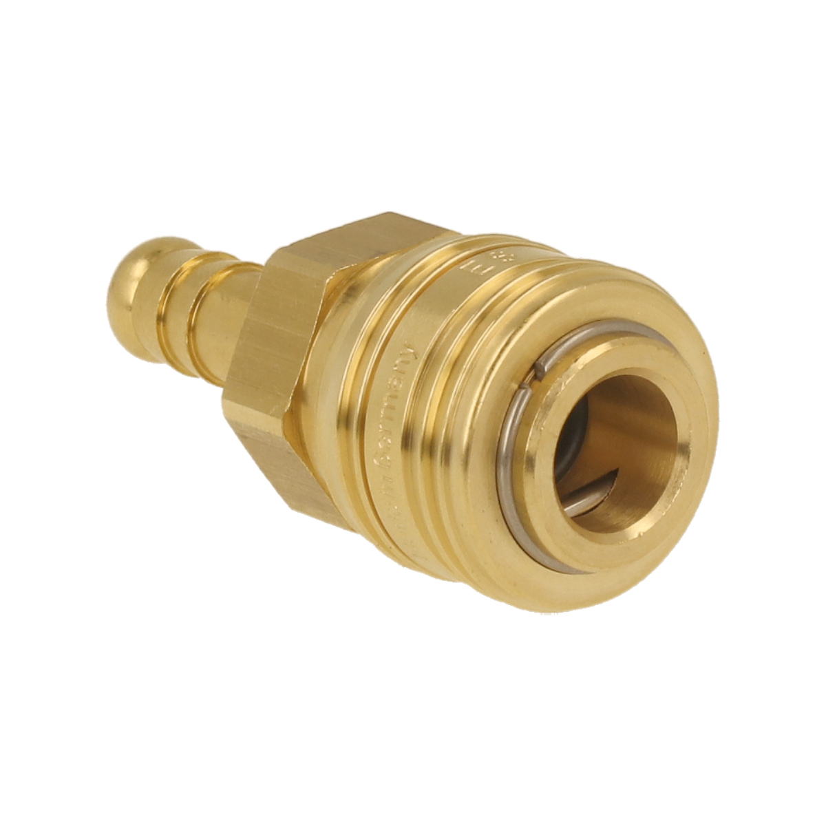Kupplung NW 7,2 - 9 mm Schlauchanschluss einseitig absperrend