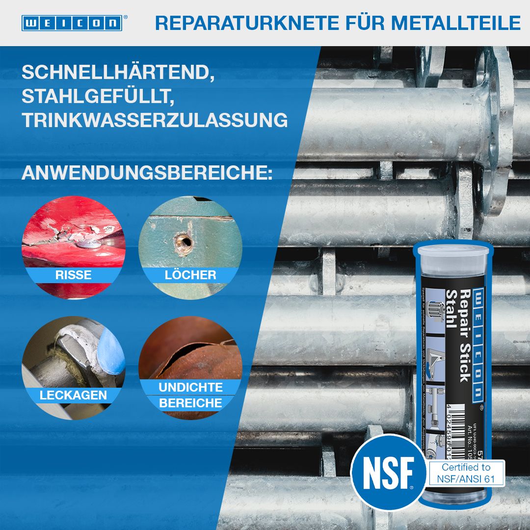 WEICON Repair Stick Stahl 57 g