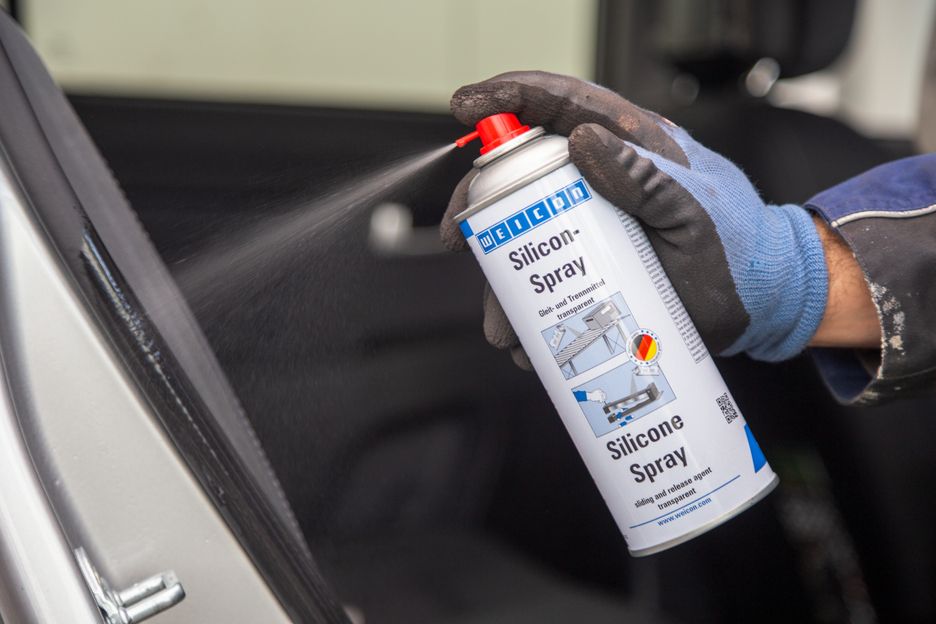 WEICON Silicon-Spray 400 ml transparent für Kunststoff, Gummi & Metall
