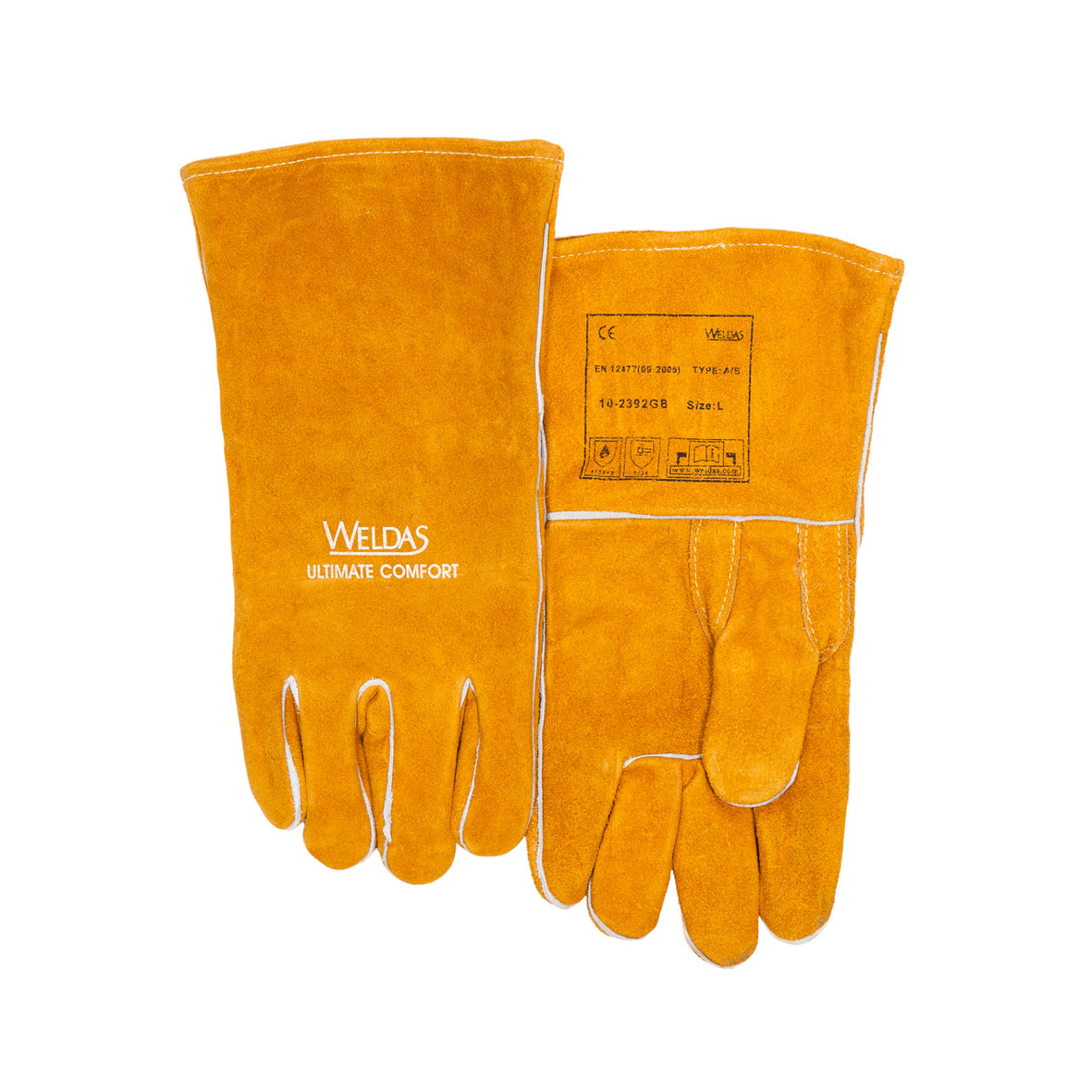 Golden Brown™ Schweißerhandschuhe mit Flügeldaumen