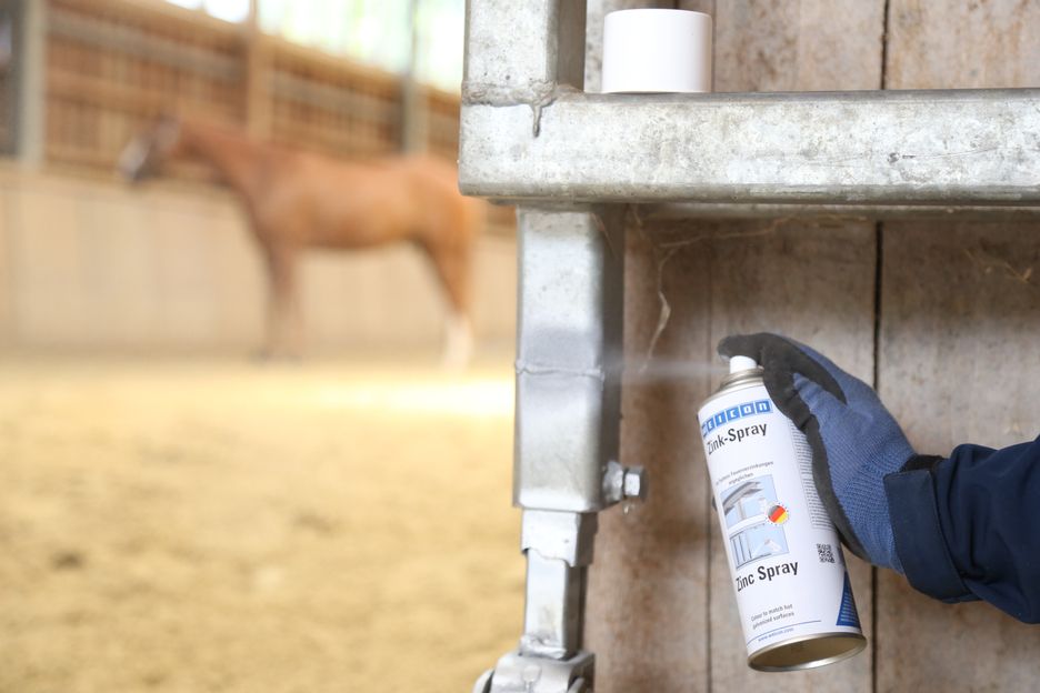 WEICON Zink-Spray 400 ml Rostschutzspray mit mikro Zink- und Aluminiumpigmenten