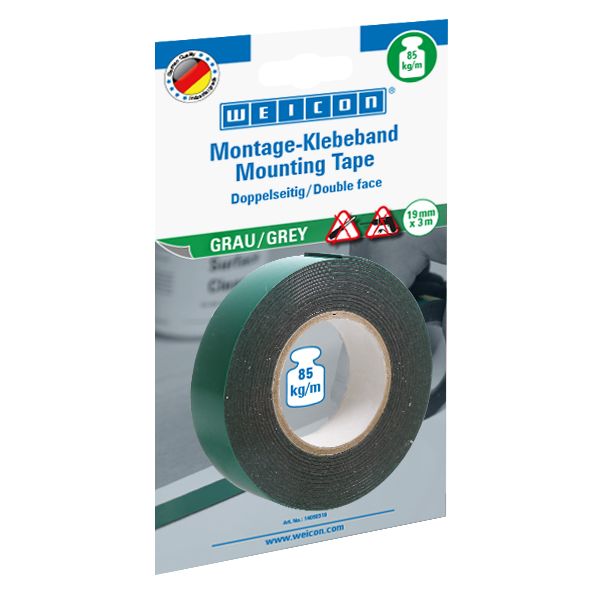 WEICON Montage-Klebeband, grau, 3m 14050319