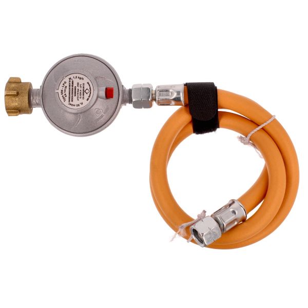 Propanflaschen Anschluss-Set Regler mit Sicherheitsablassventil plus Propan Schlauch