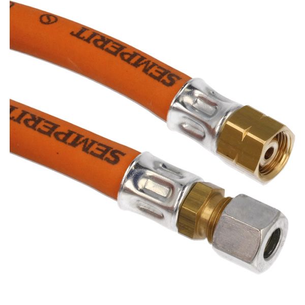 Propan-MD-Schlauchleitung PN10, G 1/4" LH Ü-Mutter, RVS 8