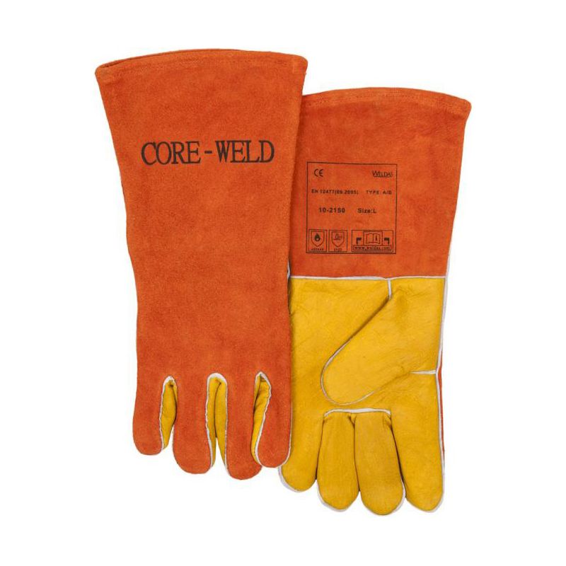 Schweißerhandschuh mit Rinds-Volleder Gr. XL