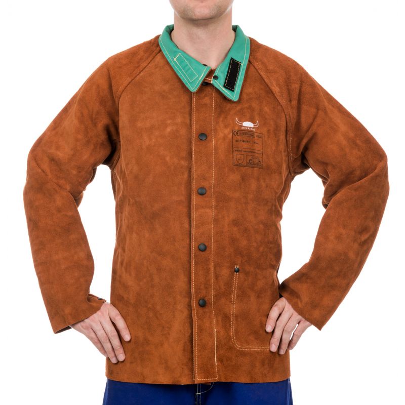 Comfoflex LavaBrown Schweißer-Lederjacke XL