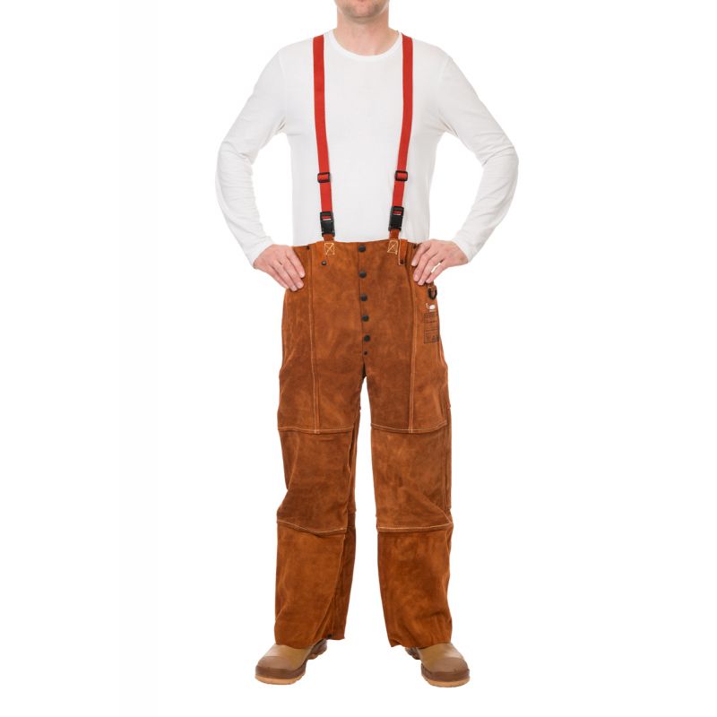 Comfoflex LavaBrown Schweißer-Lederhose L