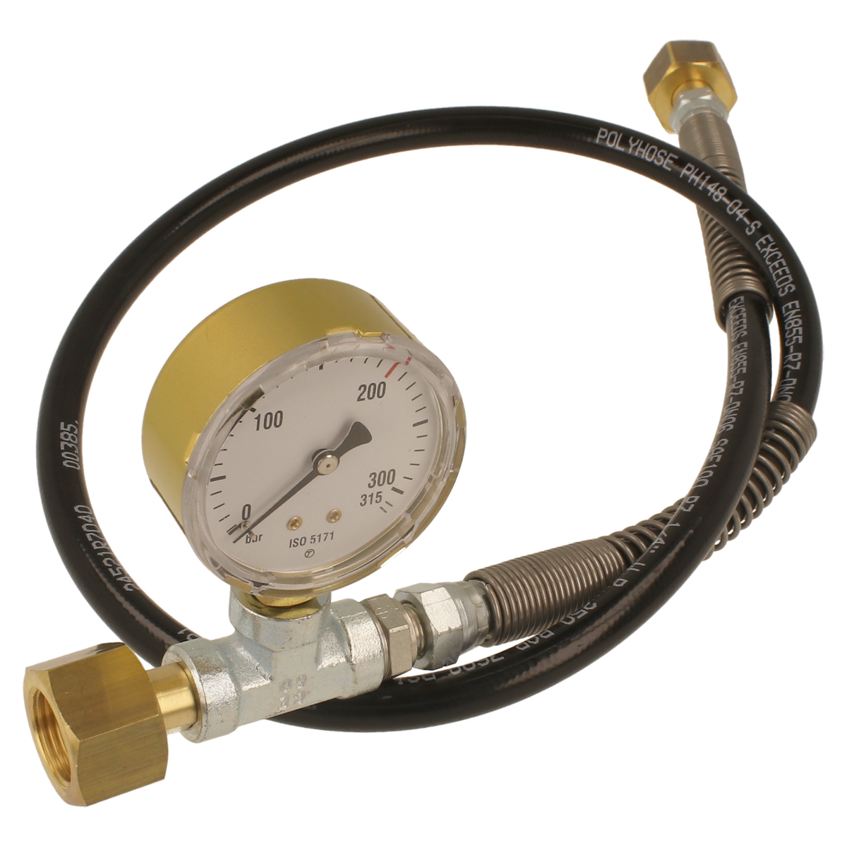 Umfüllschlauch mit Manometer für Argon/CO2