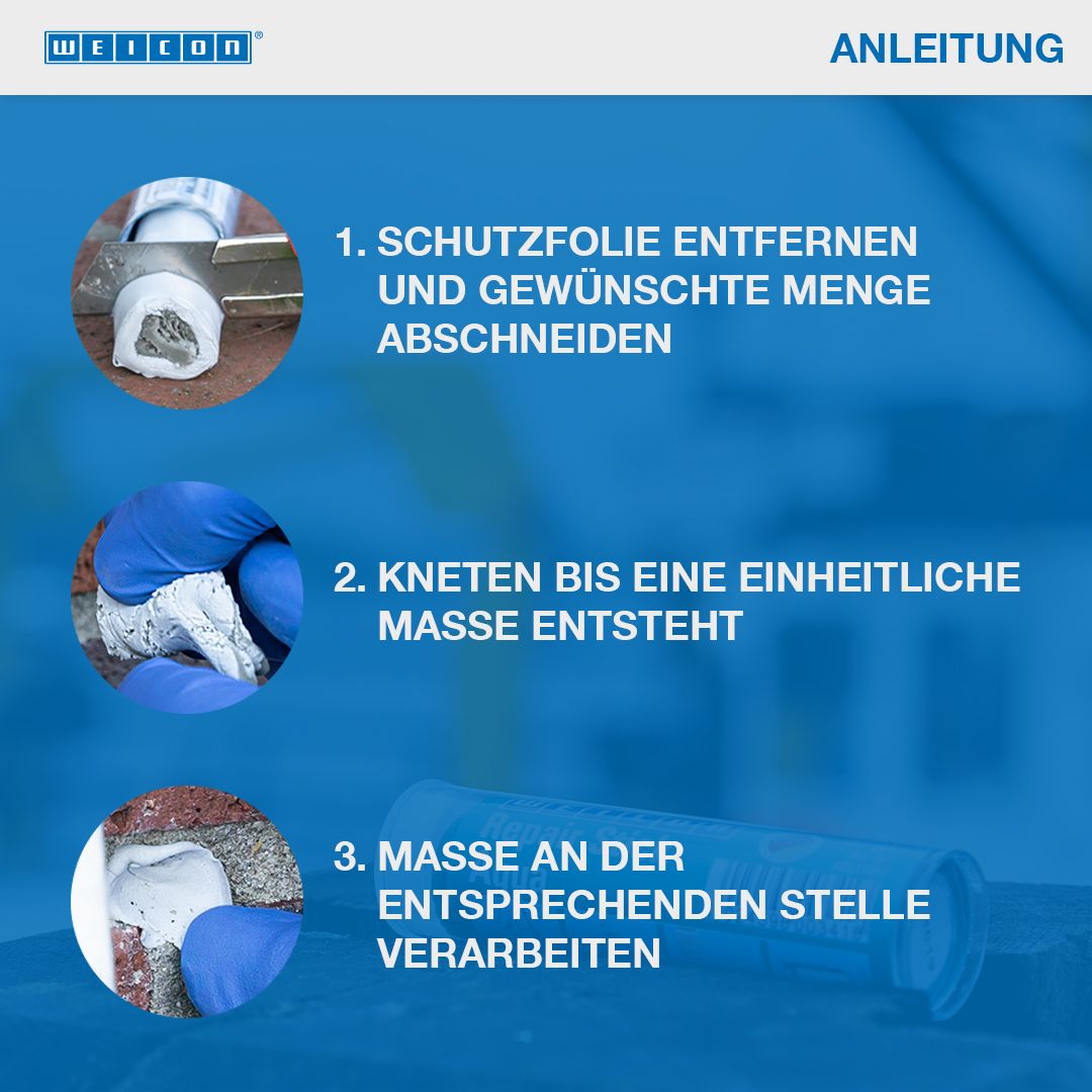 WEICON Repair Stick Stahl 57 g